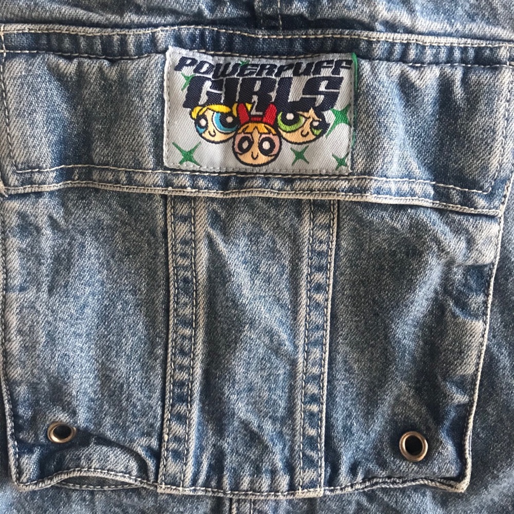 Vintage 90s Powerpuff Girl Overalls